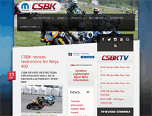 Tablet Screenshot of csbk.ca